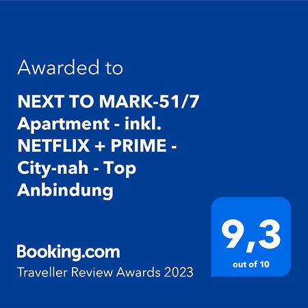 Next To Mark-51/7 Apartment - Inkl. Netflix + Prime - City-Nah - Top Anbindung Bochum Exteriér fotografie
